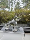 Baccarat France Crystal Boxer Dog Figurine Collectible Clear Art B6