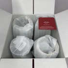 Lenox Holiday Balloon Wine Glasses Holly Berry Leaves Set Of 4 Christmas New Box