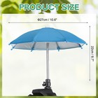 Camera Umbrella  10 6 Inch Sunshade Camera Protector Waterproof Cover  Blue