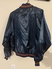 Vintage 1990s Anheuser Busch Bomber Style Satin Jacket   Men Sz Lg   Made In Usa