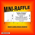 Custom Printed Mini-raffle Tickets - Numbered   Perforated Card Stock
