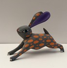 Alebrije Carved Rabbit hare  Mexican Folk Art - Excellent - Signed Angel R   