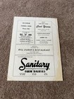 Vintage 1956 Wisconsin Vs Iowa Big Ten Basketball Program Ncaa Hawkeyes Rare