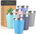 Stainless Steel Cups For Kids And Toddlers Unbreakable  12oz Stainless Steel    