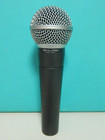 Vintage 1980s Shure Sm58 Dynamic Microphone And Clip pouch Working Usa Model