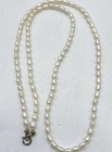 18 Inch Pearl Beaded Necklace With 14k Yellow Gold Clasp
