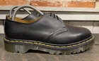 Men s Size 7 Vintage 90s Dr  Martens Doc Black Leather Oxford Shoes 1461 59
