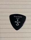Blue Oyster Cult Eric Bloom Black Guitar Pick W signature  Logo Rock Memorabilia