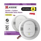 New Kidde Firex 900-cuar-v Hardwired Smoke   Co Detector 3-pack Voice Alarm