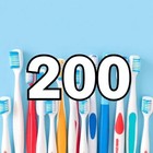 200 Firm Toothbrushes Bulk Wholesale Standard Classic Toothbrush Disposable