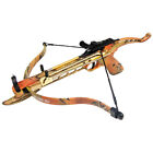 80 Lb Archery Aluminum Pistol Self Cocking Hunting Crossbow Bow  15 Arrows Mini