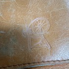 Ashford Vintage Leather Tote Fiber Carrying Bag W logo Stamp rare Spinning fiber