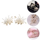 2pcs Removable Shoes Clip Fairy Bridal Shoe Clip Floral Shoe Buckle