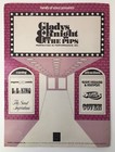Gladys Knight   The Pips Concert Program 1975 Ticket Stub Inside