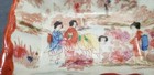 Vintage Japanese Hand Painted Trinket Jewelry Dresser Or Trinket Dish 