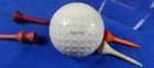 Antique Vintage Golf Ball St Andrews Gutty 4 Vintage Golf Tees Display