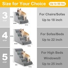 5-step Dog Stairs  22 6    High Foam Pet Ramp For Small Dogs   Cats    