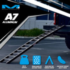 Matrix Concepts A7 7 Ft Aluminum Ramp For Dirt Bikes  Atv   Utv  black white 