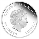 2018 Tuvalu Baby Dog 1 2 Oz Silver Proof 50c Coin Lunar Year Colorized