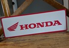 Honda Advertising 4 X 12 Inches Metal Sign Mechanics 50013 Wings