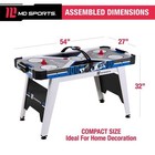 54 Air Hockey Table Set  Overhead Electronic Scorer 2 Pushers  2 Pucks  Md Sport