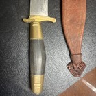 Bolo Moro Filipino Sword  Philippines  Leather Sheath Sinwalli Rare Ww2 Era