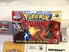 Pokemon Stadium N64 Nintendo 64 Game Box   Inserts Also A Rumble Pack
