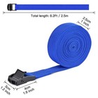 Adjustable Tie Down Straps 4 Pcs 8 2  X 1  Cam Buckle For Cargo  Trucks 