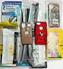 Lot Of 18 Assorted Cell Phone Cases And Some Accessories  New  For Resale
