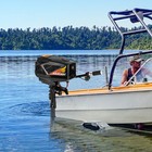 48v Hangkai Electric Outboard Trolling Motor Boat Engine Short Shaft 1200w