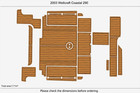 2003 Wellcraft 290  Coastal Cockpit  Swim Platform 1 4 6mm Eva Marin  Floor