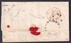 1841 Sg8 1d Red Brown Plate 81 Cover Scotland Udc To London  bg 