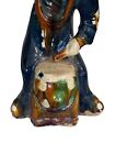  6364 Vintage Chinese Ancient Tang Dynasty Style Musician Figure 10  H