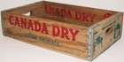 Vintage Wood Crate Canada Dry Soda Pop Denver Colorado 1972 Excellent  Condition