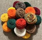 14 Ounces Of Yarn Scrap Lot  Random Assortment Skeins  Read Discription