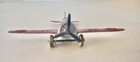 1930 s Vintage Tootsietoy U s   Army Pursuit Plane- Htf - Silver   Red Must See