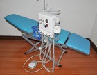 Dental Portable Mobile Chair Led Light Folding Chair Air Turbine Unit 4 Hole