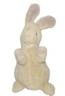 Vintage Gund Bunny Rabbit Plush Stuffed Animal Tan Sitting Up 13  Tall 1987