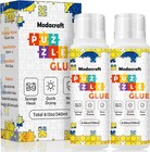 2 Pack 120ml Jigsaw Puzzle Glue With New Sponge Head  Suitable For 1000 3000    