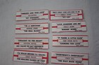 Juke Box Title Strips Used Lot Of 10 Strips Various Titles And Artists