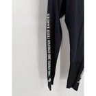 Adidas Black Mesh Panel Three Stripes Graphic Training Leggings Womens Small