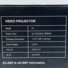 Happrun K7 Google Tv Smart Video Projector Hd Hdmi Dolby Audio Home Theater