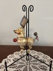 Hand Blown Glass Vintage French Poodle Ornament Dog Christmas Holiday  Nwt