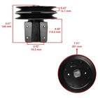 Jackshaft Assy For Exmark Las23 Las25 Las28 Lz20 Lz23 Lz25 Lazer Z As 52  60 