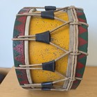 Antique Military Marching Painted Snare Drum
