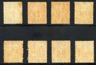 Gilbert   Ellice Islands 1940 Postage Dues Scott  j1-j8 Mint Original Gum Hinged
