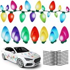 80 Pcs Christmas Car Magnets Reflective Magnetic Lights Shaped  60 Pcs 