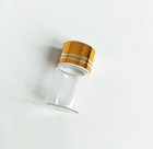 10pcs 16x26mm Tiny Mini Small Clear Bottles Glass Vials 2 0ml 1 2 Dram With Caps