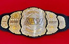 Aew World Championship Wrestling Title Belt Adult Replica Size 2mm Brass New