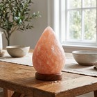 Himalayan Salt Lamp Teardrop Natural Salt Light Decorative Home Decor Table Lamp
